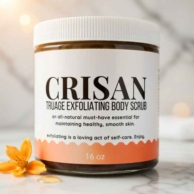 truAge Exfoliating Body Scrub for Smooth, Glowing Skin (16oz)
