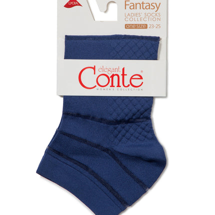 Conte Fantasy #17S-56SP - 1 pair Cropped Polyamide Women's Socks