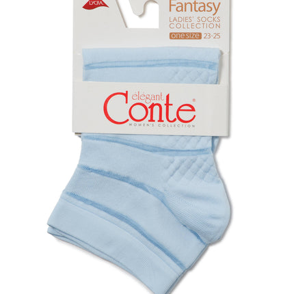 Conte Fantasy #17S-56SP - 1 pair Cropped Polyamide Women's Socks