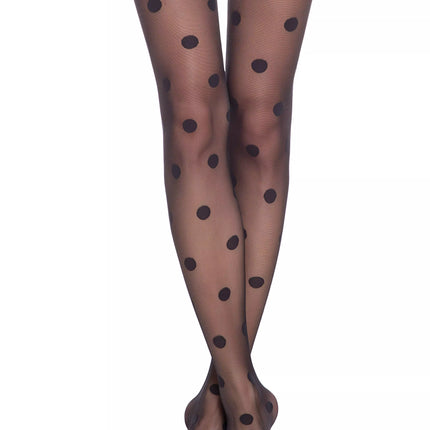 Conte Rondo 20 Den - Fantasy Women's Tights with Large Polka Dots (19С-104СП)