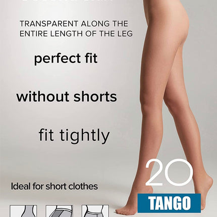 Conte Tango 20 Den - Classic Sheer to Waist T-top Women's Tights (8S-48SP)
