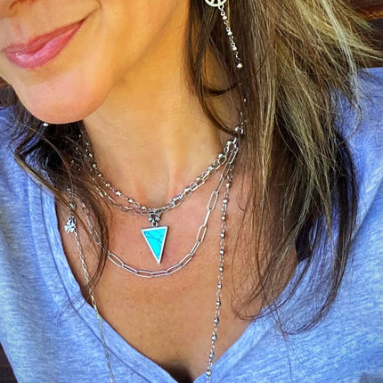 PEACE CHAIN EARRINGS