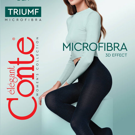 Conte Triumf 220 Den - Microfiber Opaque Winter Women's Tights (8С-58СП)