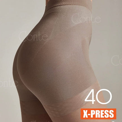 Conte X-Press Soft 40 Den - 5 Modelling Belts Control Top Women's Tights (8S-69SP)