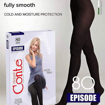 Conte Episode 80 Den - Microfibra Opaque Women's Tights (8С-40СП)
