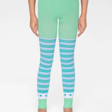 Conte Viva #6С-14СП(007) - Kids Cotton Classic Striped Leggings for Girls