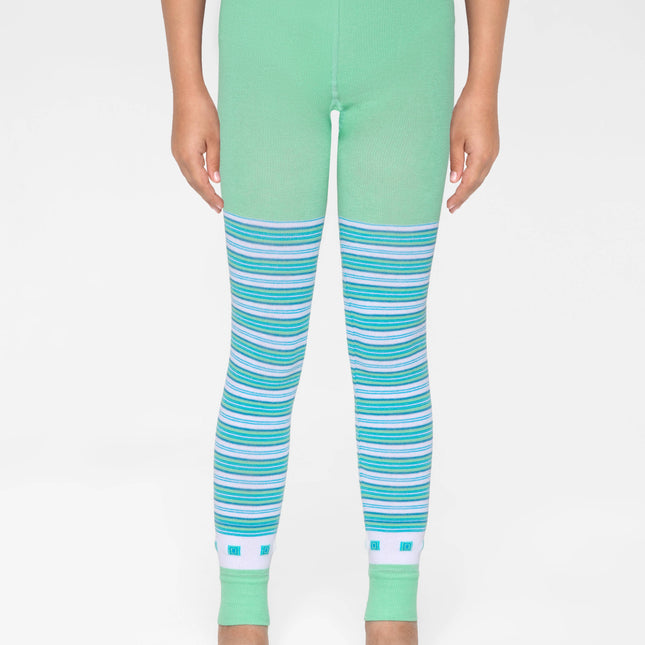 Conte Viva #6С-14СП(007) - Kids Cotton Classic Striped Leggings for Girls - Dashing Nova
