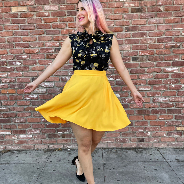 Marigold Skater Skirt