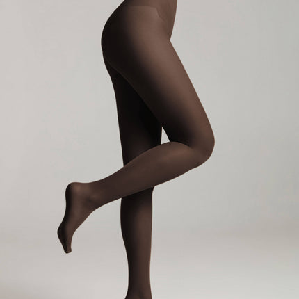 Conte Bikini Soft 40 Den - Classic Women's Tights with a Laced Panties (8S-47SP)