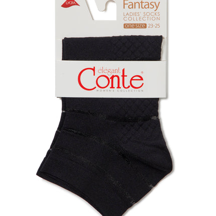 Conte Fantasy #17S-56SP - 1 pair Cropped Polyamide Women's Socks