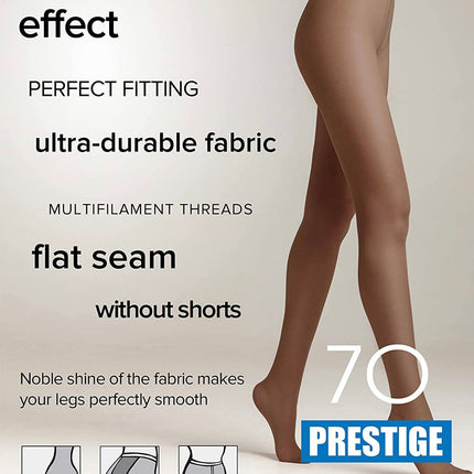 Conte Prestige 70 Den - Classic Dense Semi-Opaque T-Top Women's Tights (8S-50SP)