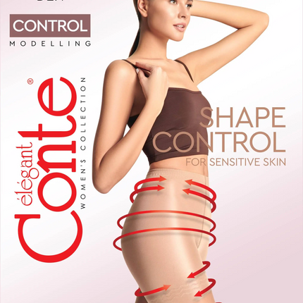 Conte Control Soft 40 Den - Modelling Control Top Women's Tights (8С-76СП)