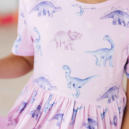 Jurassic Joy S/S Pocket Twirl Dress