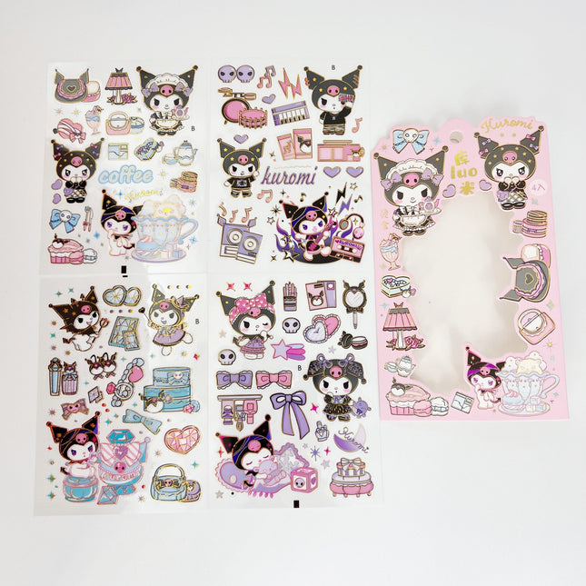 Kawaii Kuromi My Melody Stickers for Kids Sanrio Stickers