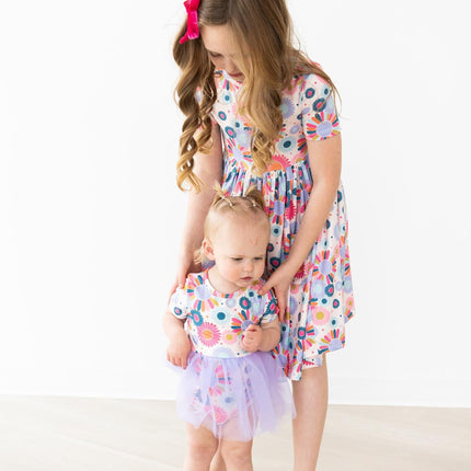 Keep Growing S/S Pocket Twirl Dress - Dashing Nova
