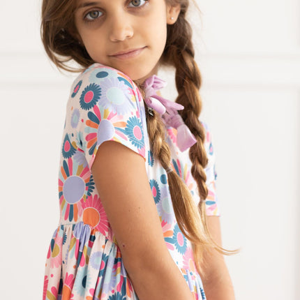 Keep Growing S/S Pocket Twirl Dress - Dashing Nova