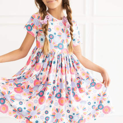 Keep Growing S/S Pocket Twirl Dress - Dashing Nova