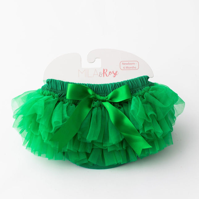 Kelly Green Ruffle Tutu Bloomer - Dashing Nova