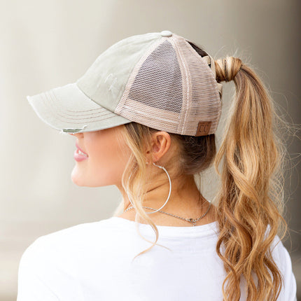 CC Criss-Cross Ponytail Caps