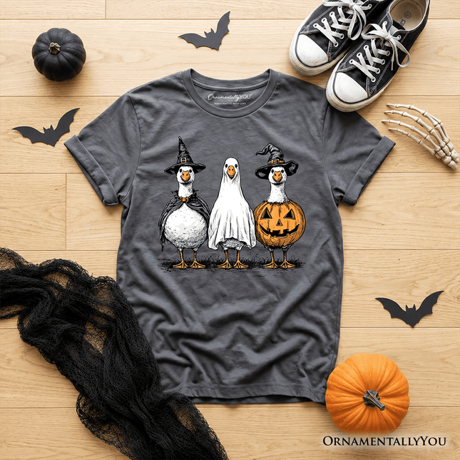 Kids Haunting Honkers Goose T-Shirt, Funny Halloween Costumes Tee for Youth