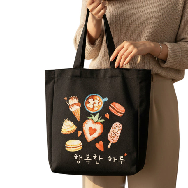 Korean Fashion Tote Soft Plaid Shoulder Bag for Women