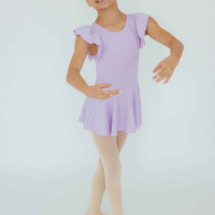 Lavender S/S Twirl Leotard