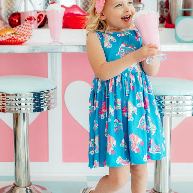 Let the Good Times Roll Tank Twirl Dress - Dashing Nova