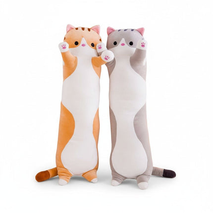 Long Cat Plush Pillow 26 Inch Soft Stuffed Animal for Kids