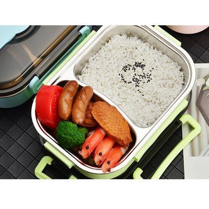 Bento Lunch Box – Includes Thermos Bag, Spoon &  Chopsticks