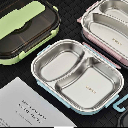 Bento Lunch Box – Includes Thermos Bag, Spoon &  Chopsticks