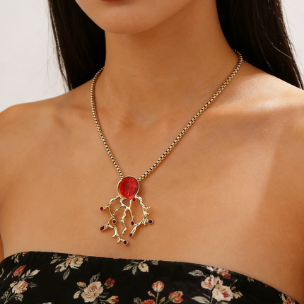 Beach Vacation Coral Jewelry Set