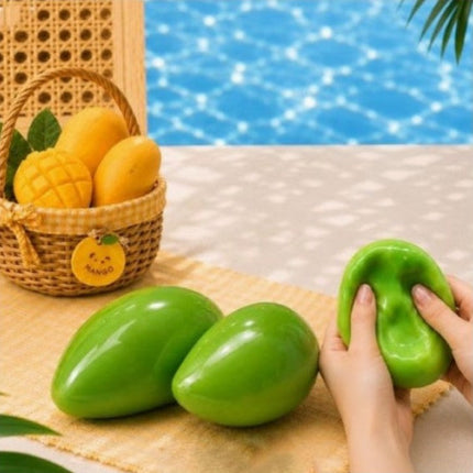 Mango Squeeze ASMR Crunchy Color Change Squishy Stress Relief Fidget Toy