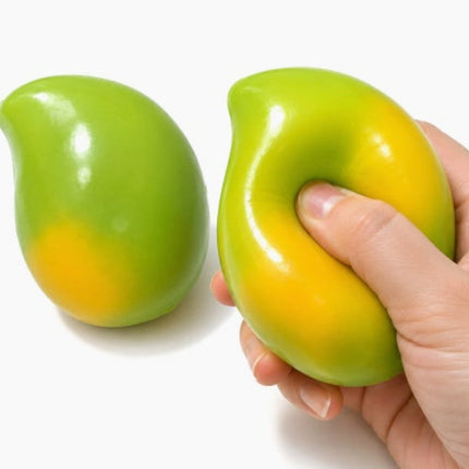 Mango Squeeze ASMR Crunchy Color Change Squishy Stress Relief Fidget Toy