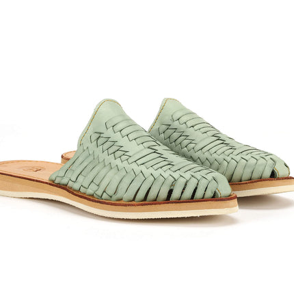 Marbella Huarache Slip-On Teal