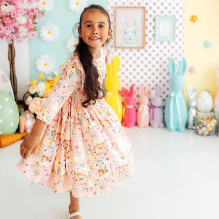 Chicks & Bunnies Ruffle Twirl Dress
