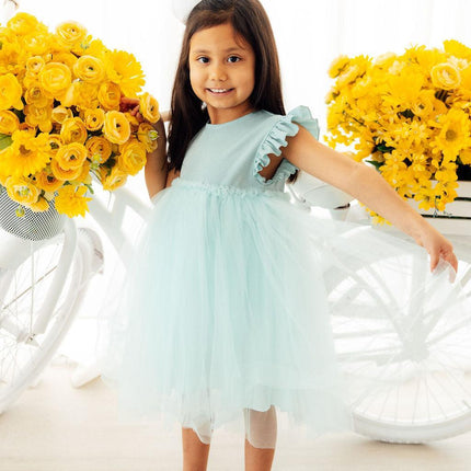 Sage Shimmer Tutu Dress