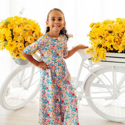Fluttering Flowers Wide Leg Jumpsuit
