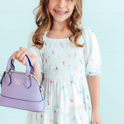 Butterfly Ballet Smocked Ruffle Dress
