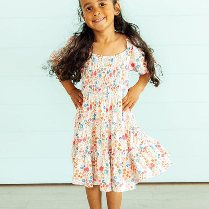 Meadow Magic Smocked Ruffle Dress