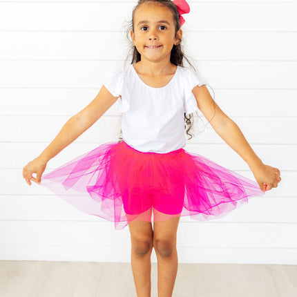 Hot Pink Tutu Shorts