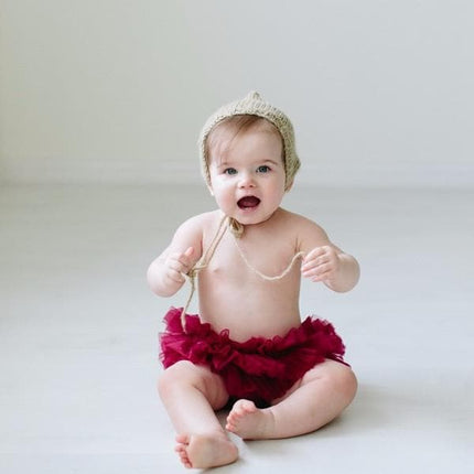 Maroon Ruffle Tutu Bloomer - Dashing Nova
