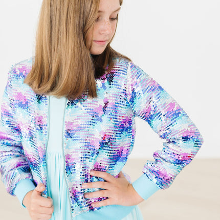Mermaid Flip Sequin Jacket - Dashing Nova