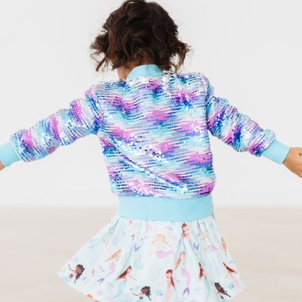 Mermaid Flip Sequin Jacket - Dashing Nova