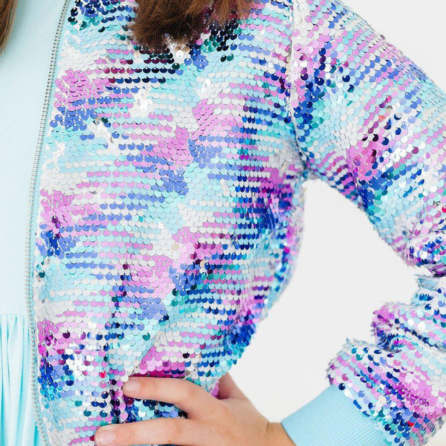 Mermaid Flip Sequin Jacket - Dashing Nova