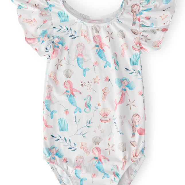 Mermaid Friends S/S Flutter Sleeve Leotard - Dashing Nova