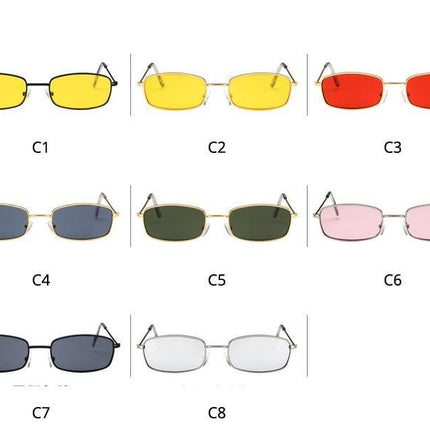 Metal Frame New Square Shape Sunglasses For Women & Men New  Decent & Elegant Lens Mirror New Popular Shades For Ladies Sun Glasses