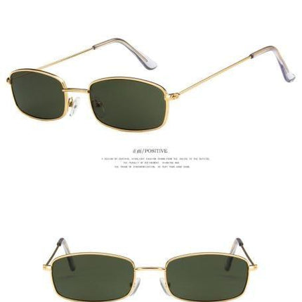 Metal Frame New Square Shape Sunglasses For Women & Men New  Decent & Elegant Lens Mirror New Popular Shades For Ladies Sun Glasses