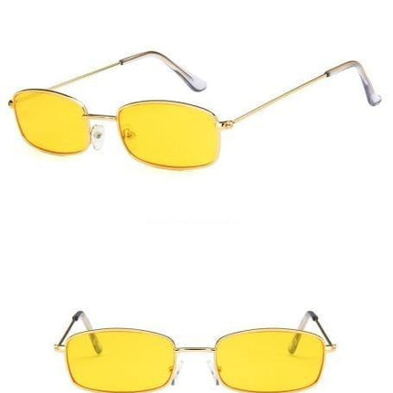 Metal Frame New Square Shape Sunglasses For Women & Men New  Decent & Elegant Lens Mirror New Popular Shades For Ladies Sun Glasses