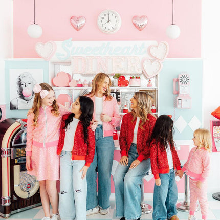 Grown Up Bubblegum Pink Sequin Jacket