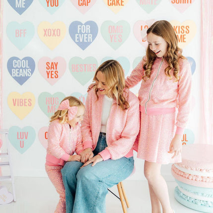 Grown Up Bubblegum Pink Sequin Jacket
